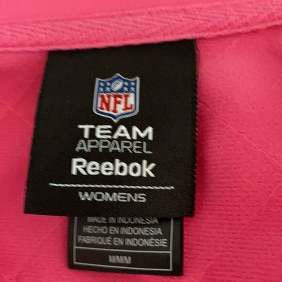 NFL Reebok Chargers X Breast Cancer Awareness Pink Zip Up Jacket M - Picture 8 of 11